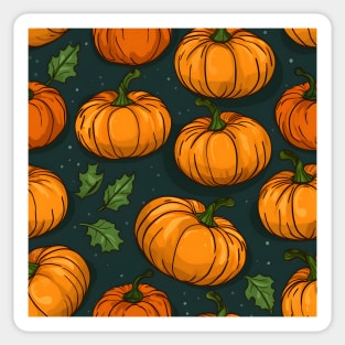 Pumpkin Pattern 13 Sticker